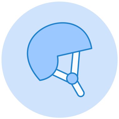 Miğfer. Web simgesi basit tasarım