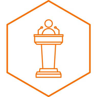 İş ve finans simgesinin vektör illüstrasyonu