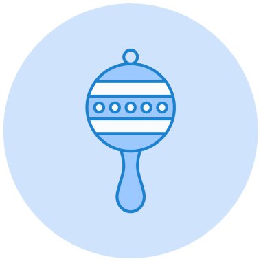 Bebek çıngırağı. Basit resimleme