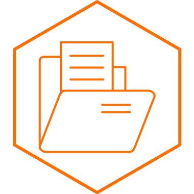 Dizin simgesinin vektör illüstrasyonu