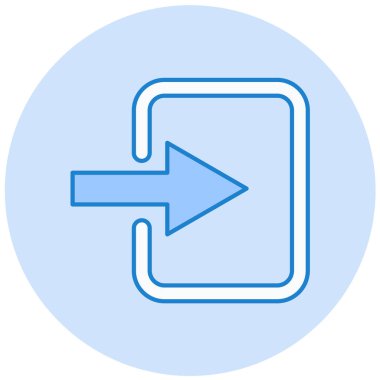 ok simgesinin vektör illüstrasyonu