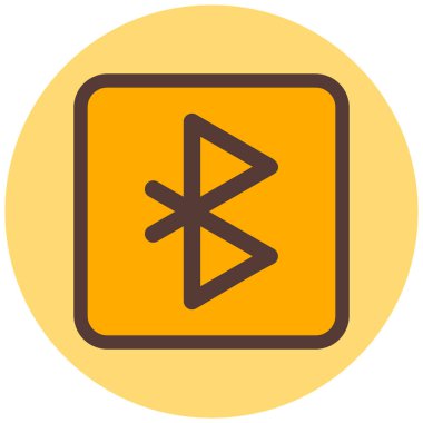 Basit bir simgenin vektör illüstrasyonu