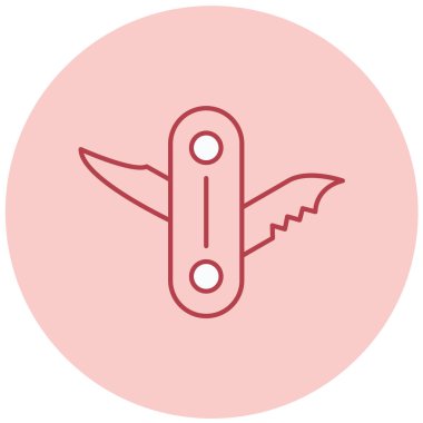 Bıçak. Web simgesi basit illüstrasyon