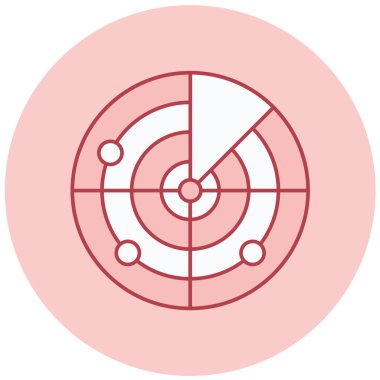 Hedef. Web simgesi basit illüstrasyon