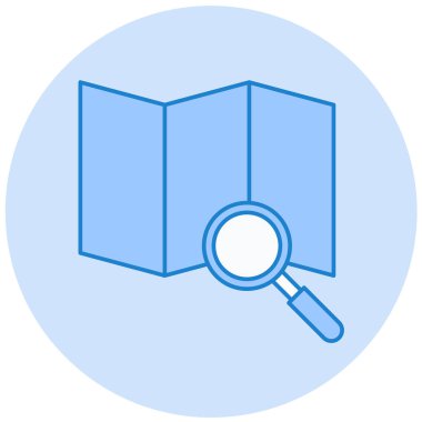 Bir arama simgesinin vektör illüstrasyonu