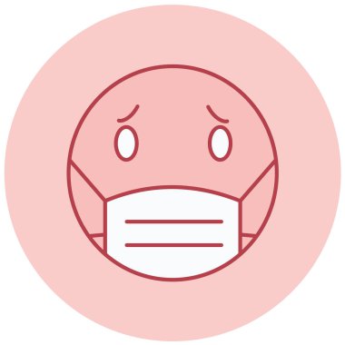 yüz simgesi, vektör illüstrasyonu