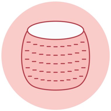 Peynir simgesi, basit tasarım vektörü çizimi