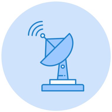 Uydu anteni. Web simgesi