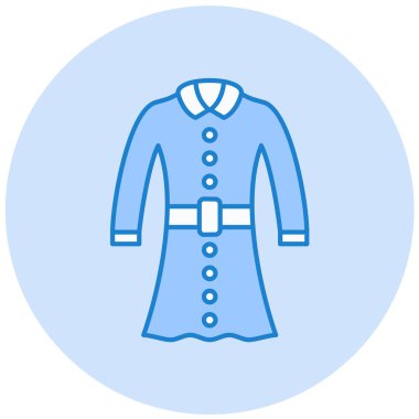 elbise simgesi, basit tasarım vektör illüstrasyonu