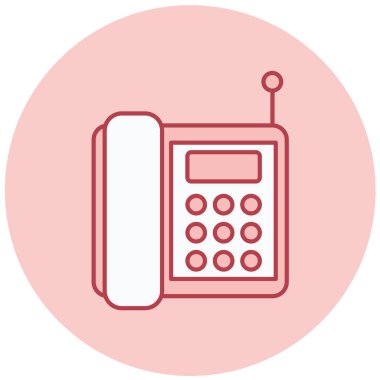 Telefon. Web simgesi basit tasarım