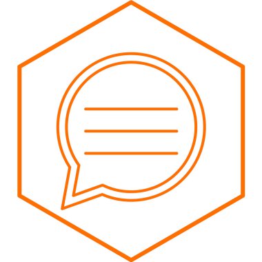 İletişim sohbet balonu vektör illüstrasyonu