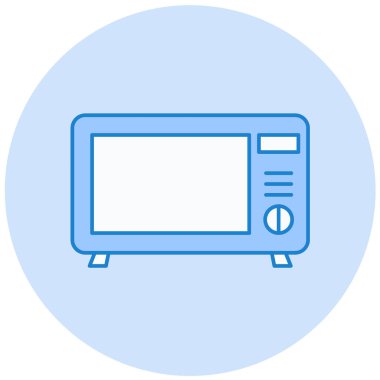 Mikrodalga fırın. Basit resimleme