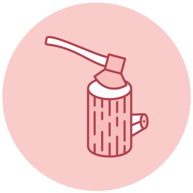 Balta simgesinin vektör illüstrasyonu