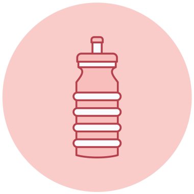 vektör su şişesi simgesi