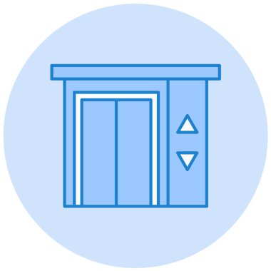 Ev. Web simgesi basit illüstrasyon