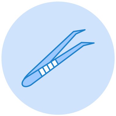forceps simge vektör illüstrasyonu