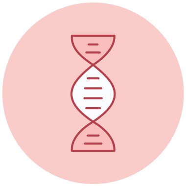 dna. Web simgesi basit illüstrasyon