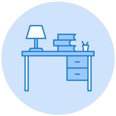 tablo lambası vektör illüstrasyonu