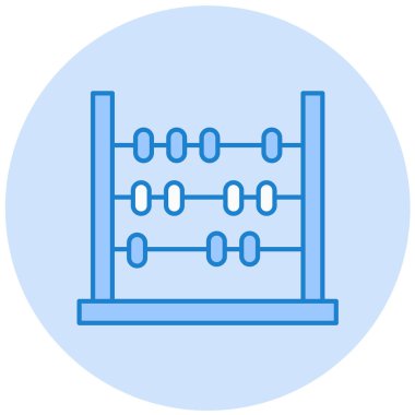 Abaküs. Web simgesi basit illüstrasyon