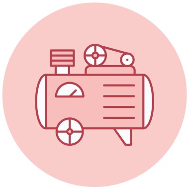 Araba akü vektör simgesi