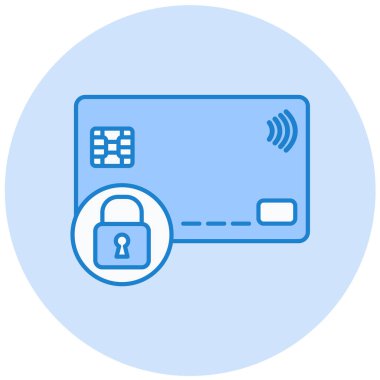 Kredi kartı vektör simgesi