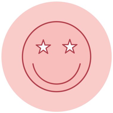 emoji. Web simgesi basit illüstrasyon