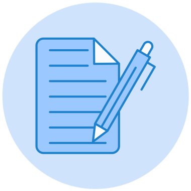 Belge. Web simgesi basit illüstrasyon