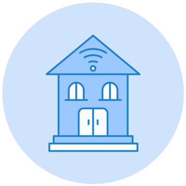 Ev düz simge vektör