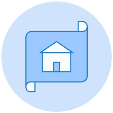 ev simgesi vektör illüstrasyonu