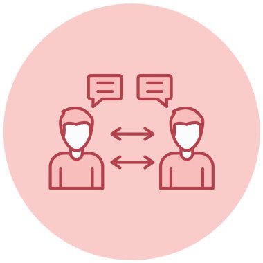 İnsan simgesinin vektör illüstrasyonu