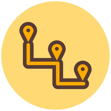 Harita iğnesi. Basit tasarım