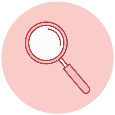 Arama simgesi vektör illüstrasyonu