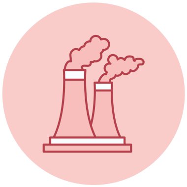 Fabrika. Web simgesi basit tasarım