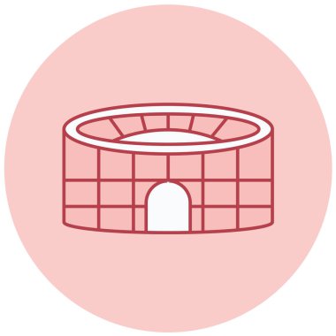 Stadyum vektör simgesi modern basit tasarım