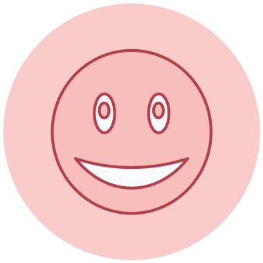 yüz simgesi, vektör illüstrasyonu