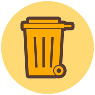 Çöp tenekesi. Basit tasarım