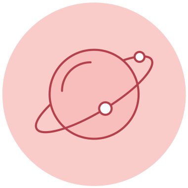 Uzay istasyonu. Basit illüstrasyon