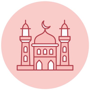 Cami. Web simgesi basit tasarım