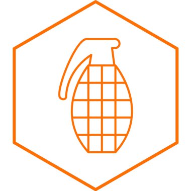 Beyaz arkaplanda izole edilmiş ateş simgesi olan çizgi gezegeni Dünya