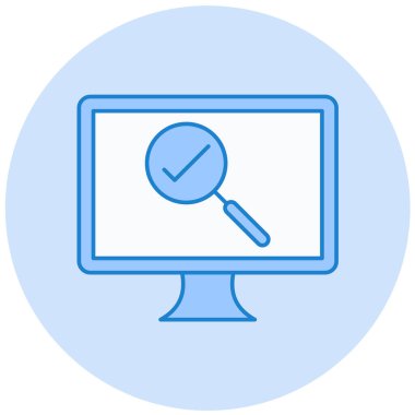 seo modern simgesinin vektör illüstrasyonu