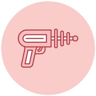 Silah. Web simgesi basit illüstrasyon