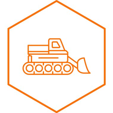 Kar Kamyonu simgesi, vektör illüstrasyonu