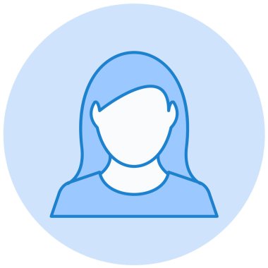 avatar. Web simgesi basit illüstrasyon