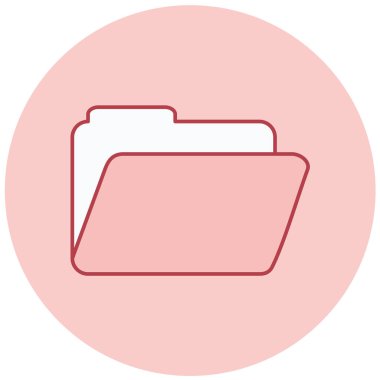 Dosya. Web simgesi basit illüstrasyon