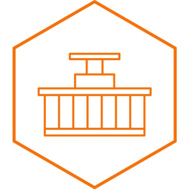 Mayın bombası ikonu. vektör illüstrasyonu