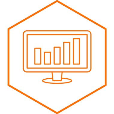 Veri simgesinin vektör illüstrasyonu