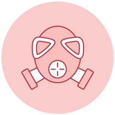 Gaz Maskesi. Web simgesi