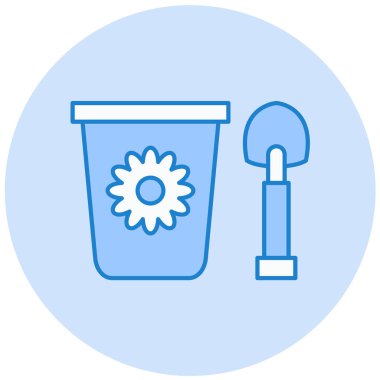 Kova. Web simgesi basit tasarım