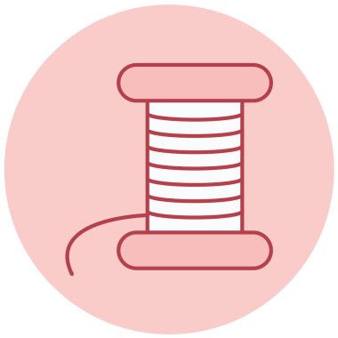 İplik. Web simgesi basit illüstrasyon