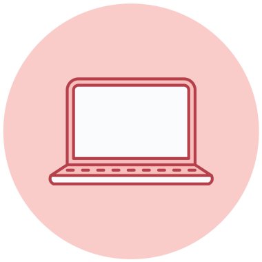 Bilgisayar. Web simgesi basit illüstrasyon